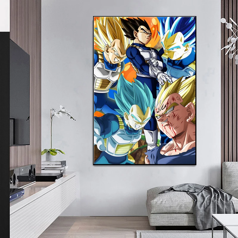 Goku and Vegeta  Anime dragon ball goku, Dragon ball painting, Anime  dragon ball super