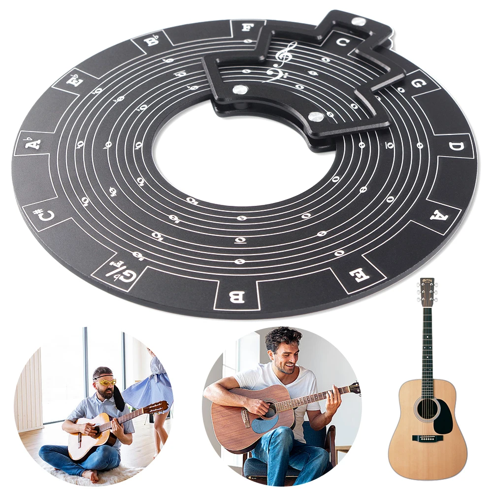 Circle Of Fifths Wheel Guitar Chord Wheel Wooden Melody Tool For Musicians