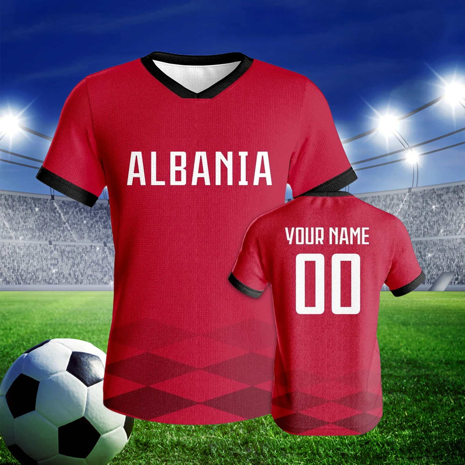 Maillot De Football Flamurtari, Match Worn, Albanie