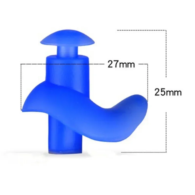 1 Paar wasserdichte Schwimm ohr stöpsel mit Box Soft Silikon Spiral Ohr stöpsel Anti Noise zum Schlafen Schnarchen Tauchen Zubehör