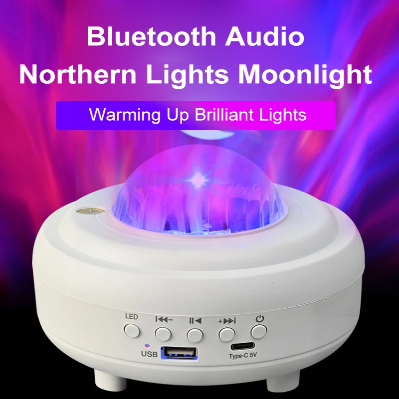 

Aurora Borealis Bedroom Romantic Muse Lamp Star Projection Lamp Bluetooth Speaker Star Projection Romantic Muse etc