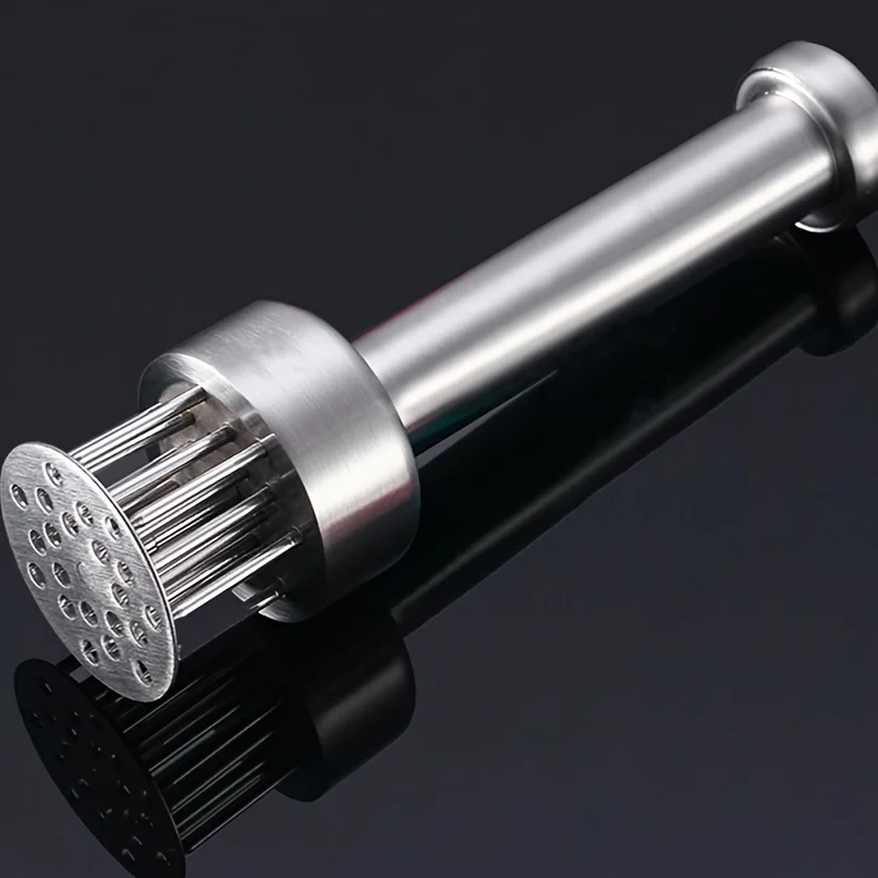Stainless Steel Meat Tenderizer-Sharp Needles for Steak, Chicken, Pork, and Fish.