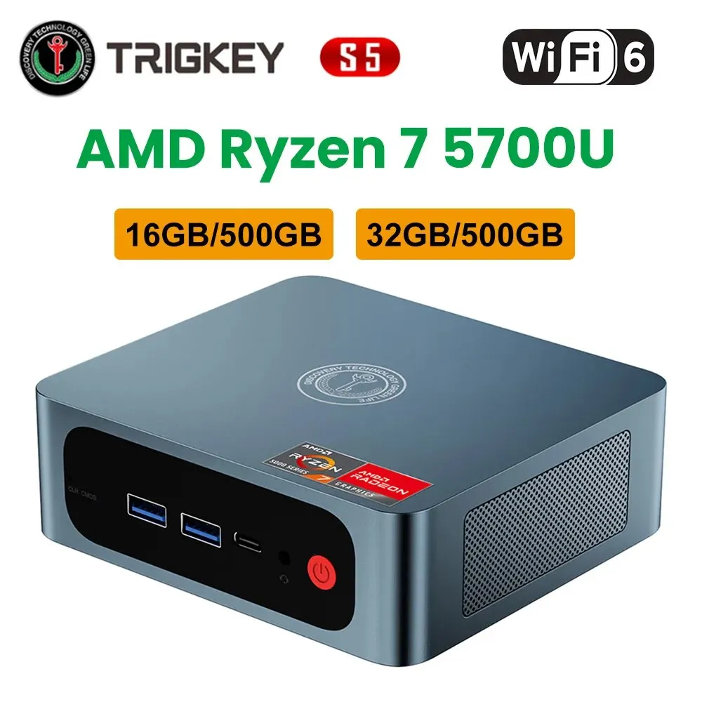 値下げ可 TRIGKEY ミニPC AMD Ryzen 5 5560U Amazon.com: TRIGKEY Mini PC Ryzen 5 Speed S5 5500U (Up to