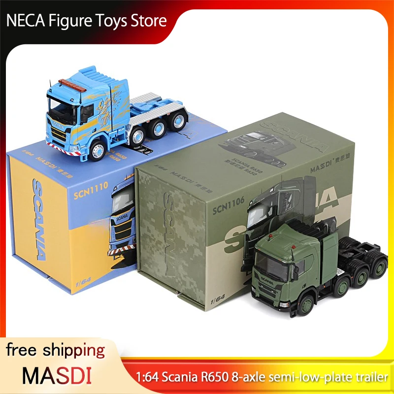 Masdi 1:64 Scania R650 Alloy Truck Head Model Construction