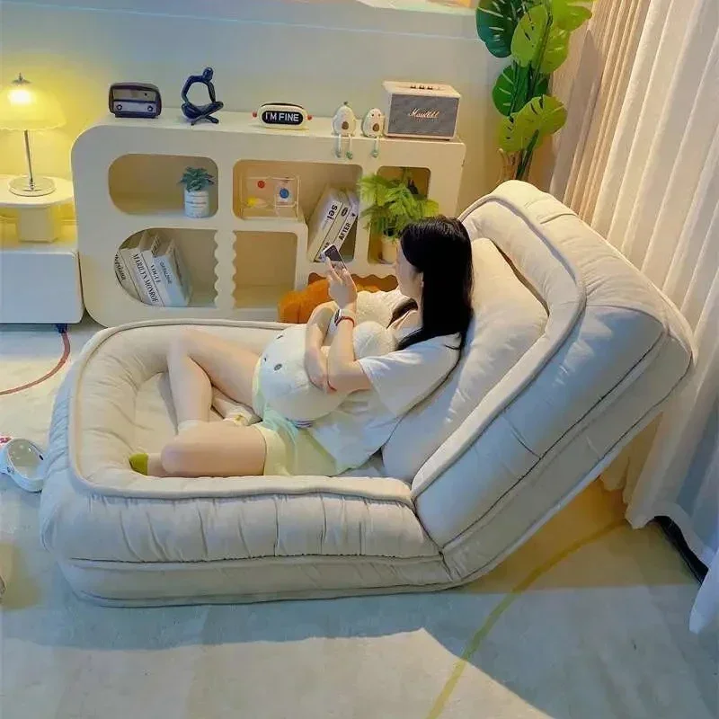 Multifunction Folding Sofa Bed Comfortable Modern Living Room Sofas Individual Lazy Sofa for Bedroom Chaise Lounge Furnitures 6