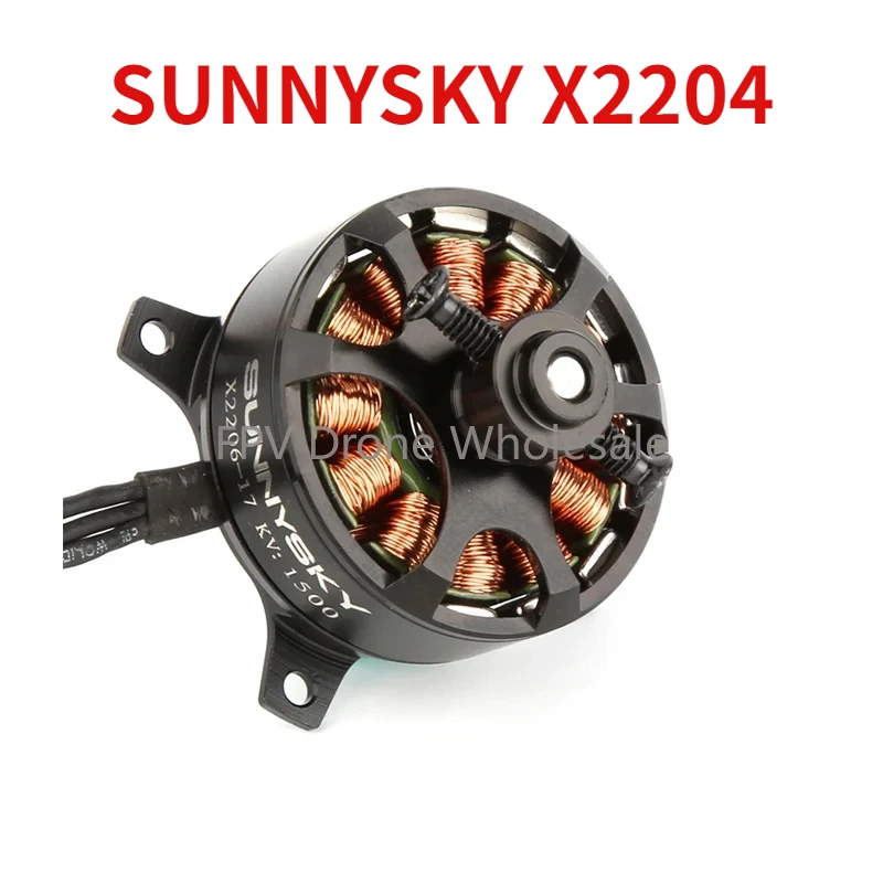 SUNNYSKY X2204 1480KV 1800KV / X2206 1500KV 1900KV Brushless Motor 2~3S Lipo 3.0mm Shaft for 3D Fixed-Wing Drone and Quadcopter