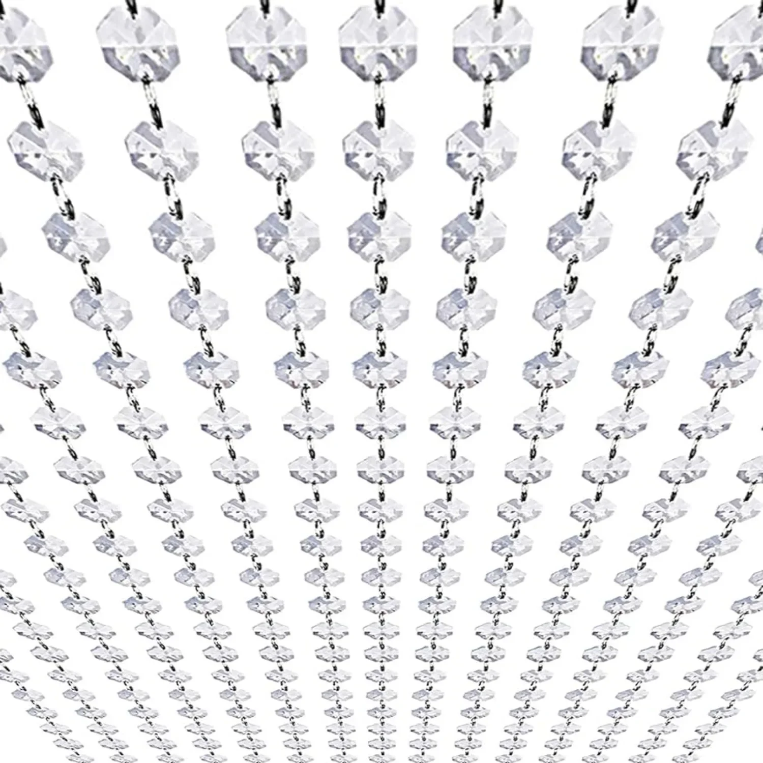 5/15/25/35 Meter Acryl Kristall Girlande Stränge Hängen Kronleuchter Perle Kette Diamant String Hochzeit Party weihnachten Dekor