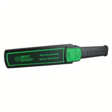 

Handheld metal detector Pinpointer High Sensitivity Security Scanner Hunter Tool with Rechargeable 9V Battery (include)