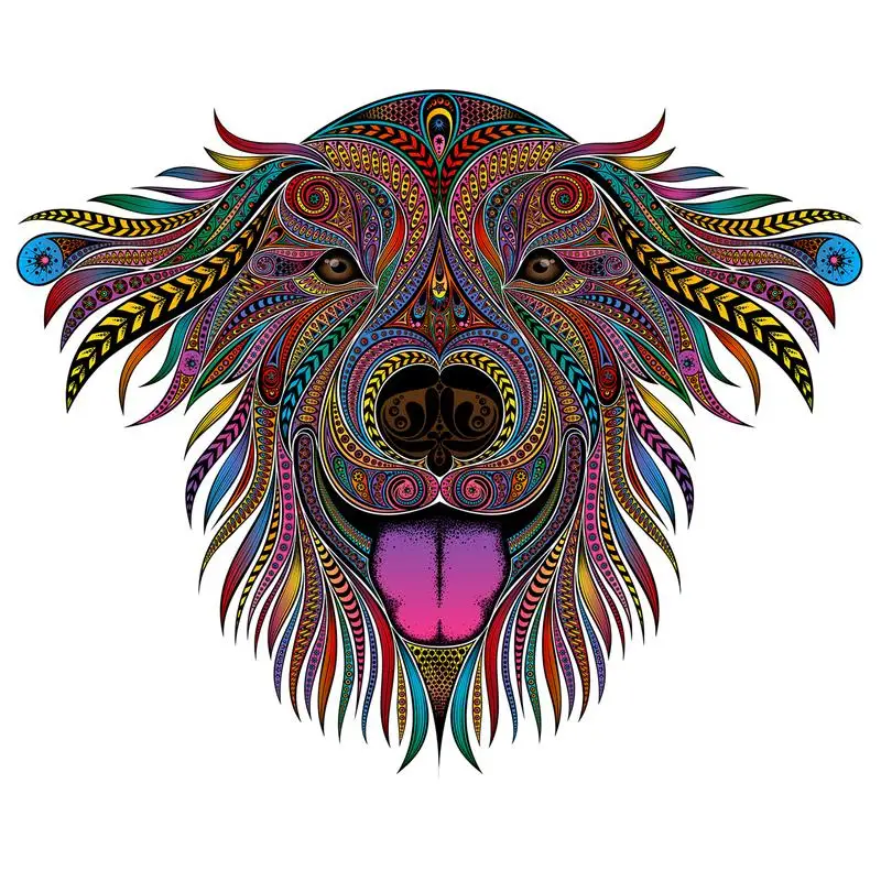 

Пазл деревянный «сделай сам» для взрослых и детей, милый щенок, самолёт, сборка, асимметричный пазл с животными, развивающая игрушка