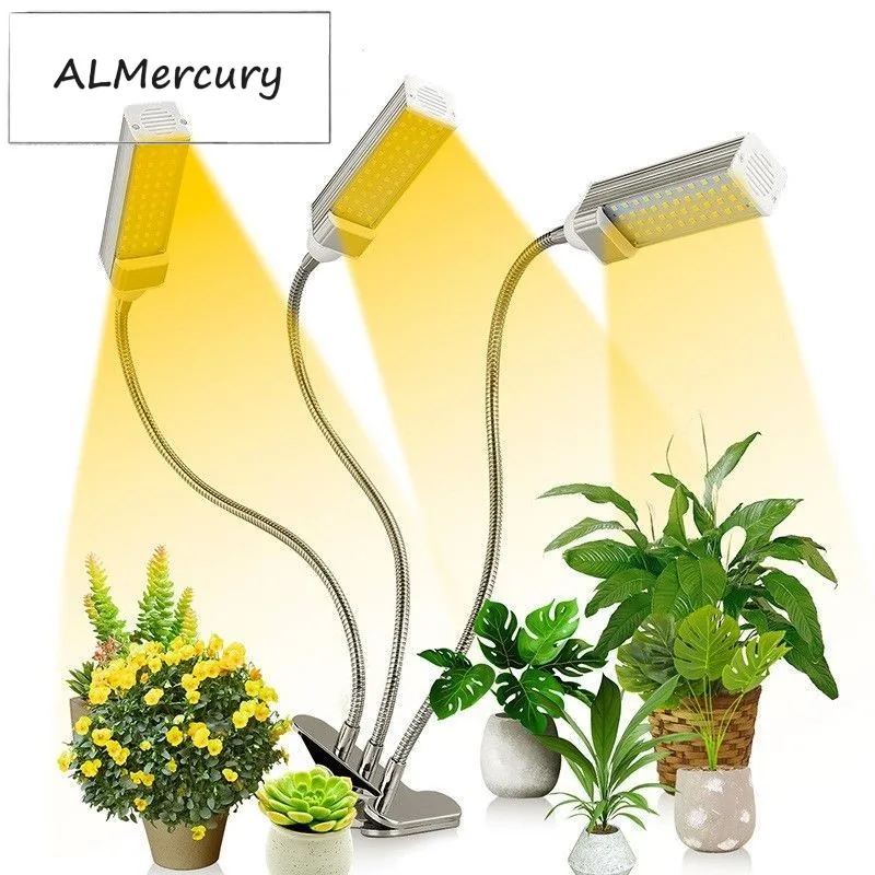Led Grow Lamp Dimmable Plant Fill Light Integrated Highlight Yellow Light Warm White Indoor Succulent Flowers Plant Growth Light