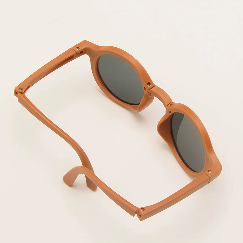 Retro Kids Folding Sunglasses Summer Beach Travel Baby Sun Glasses for Girls Boys Accessories Sun Protection Children Eyewear