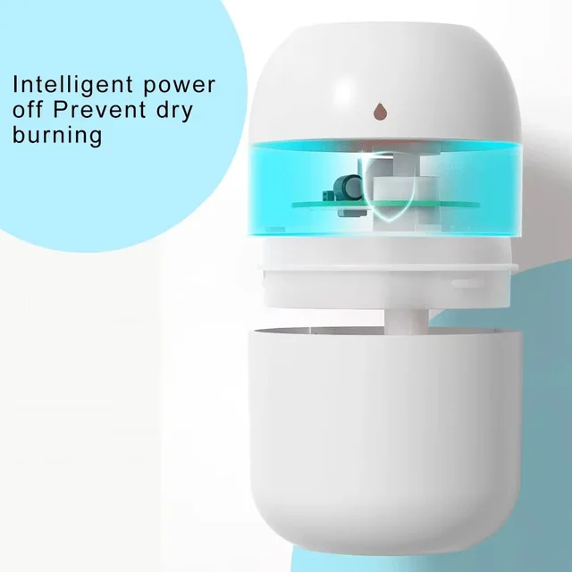 Mini Portable Humidifier Adjustable High Humidity Output Colored Light Quiet Energy Saving Modern Design Humidifier Bedroom Car 4