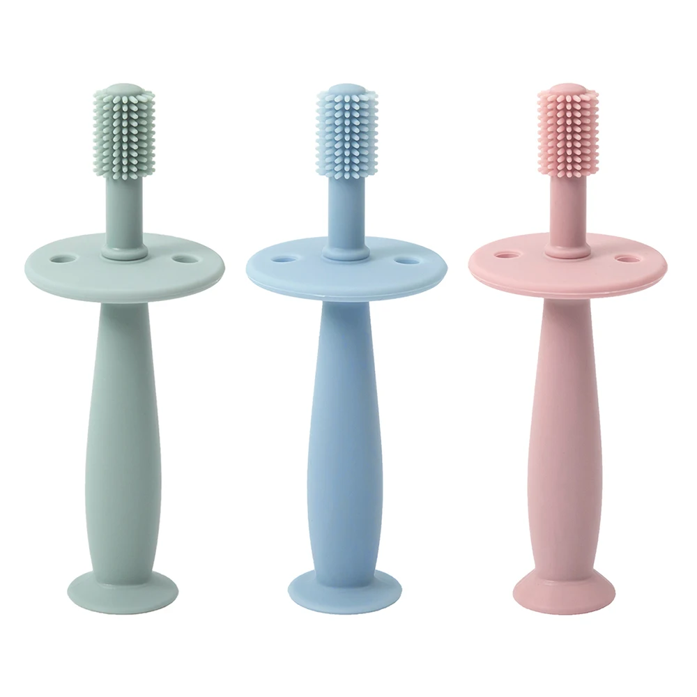 

20PC U Shape Baby Children Dental Oral Care Tooth Brush Kid Soft Silicone Training Toothbrush Tool Baby 360 Degree Kid Tooth Br