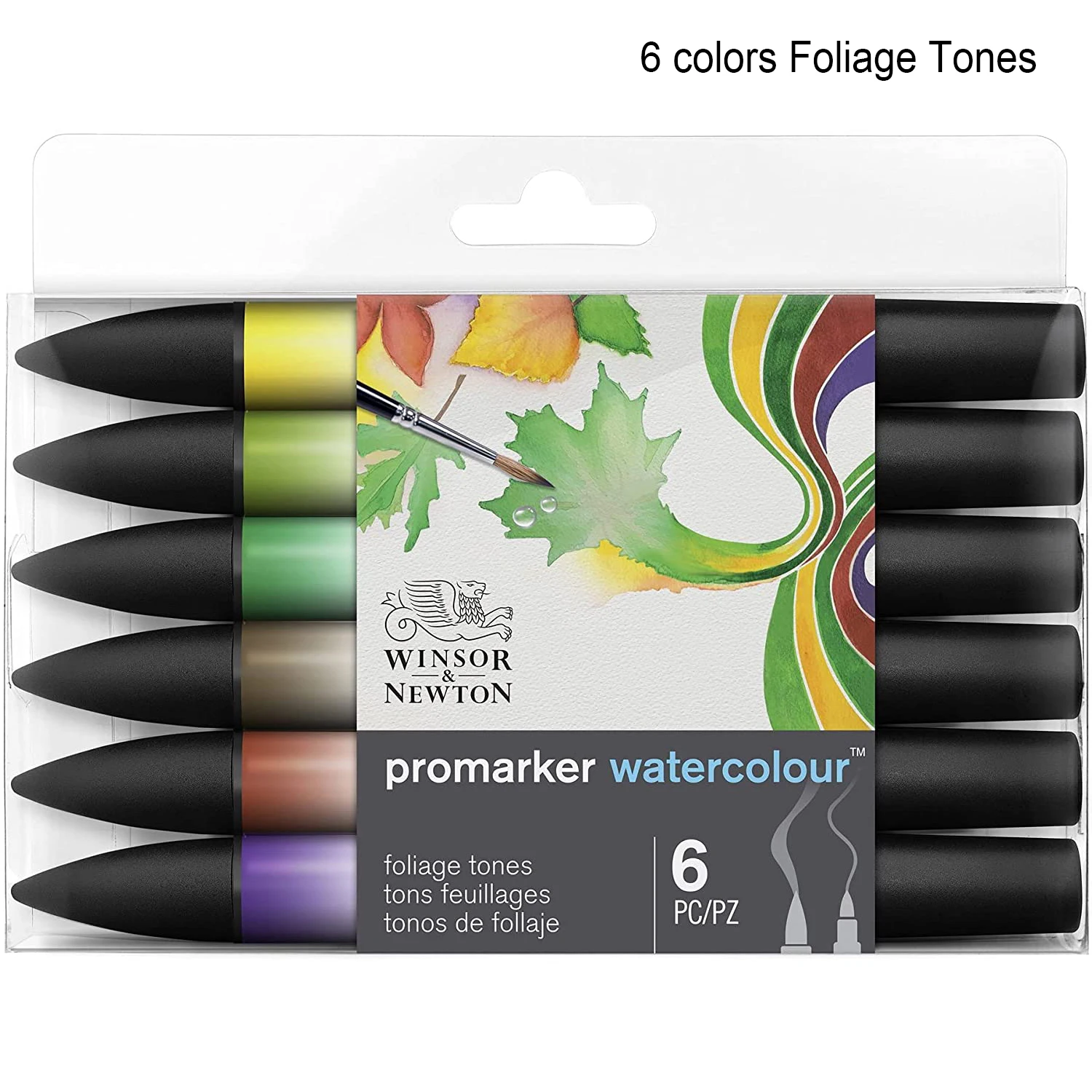 Winsor & Newton 6/12 colors Promarker Watercolor Marker Double Tips
