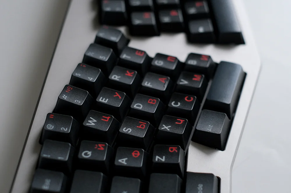 INKY X Domikey Cherry Amore Red ABS Doubleshot keycap for mx