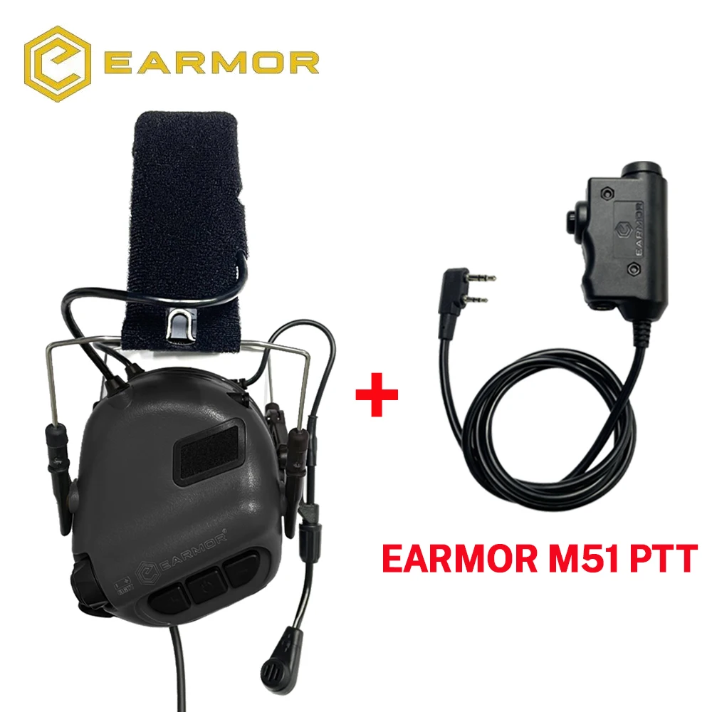 EARMOR M32 MOD4 タクティカル ヘッドセット & U94 PTT