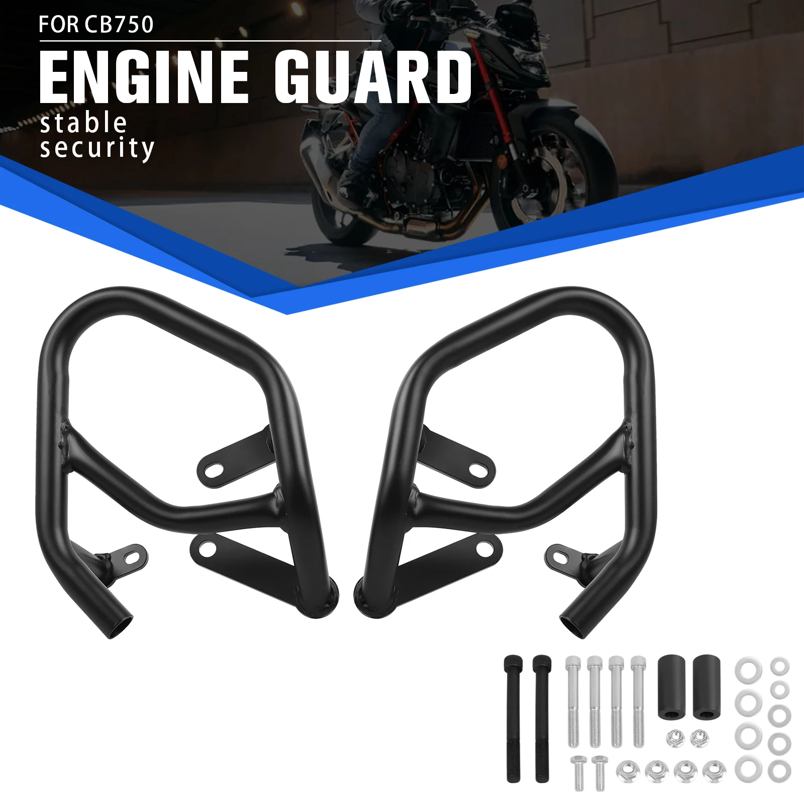 

Для BMW CB750 CB 750 Hornet 2023 2024 защита двигателя мотоцикла Противоударная балка защитный бампер Защита камеры