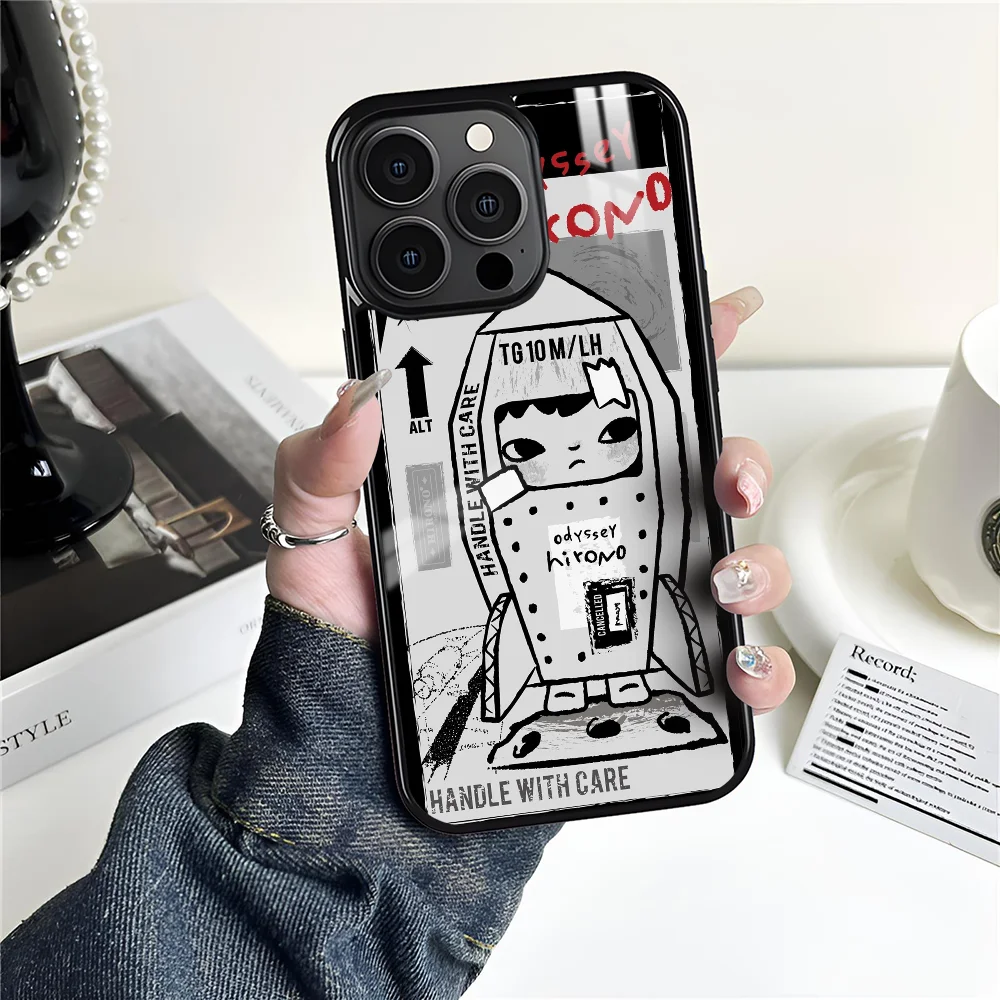 Cute P-Pop Mart SP H-Hirono Kawaii Phone Case For iPhone 16