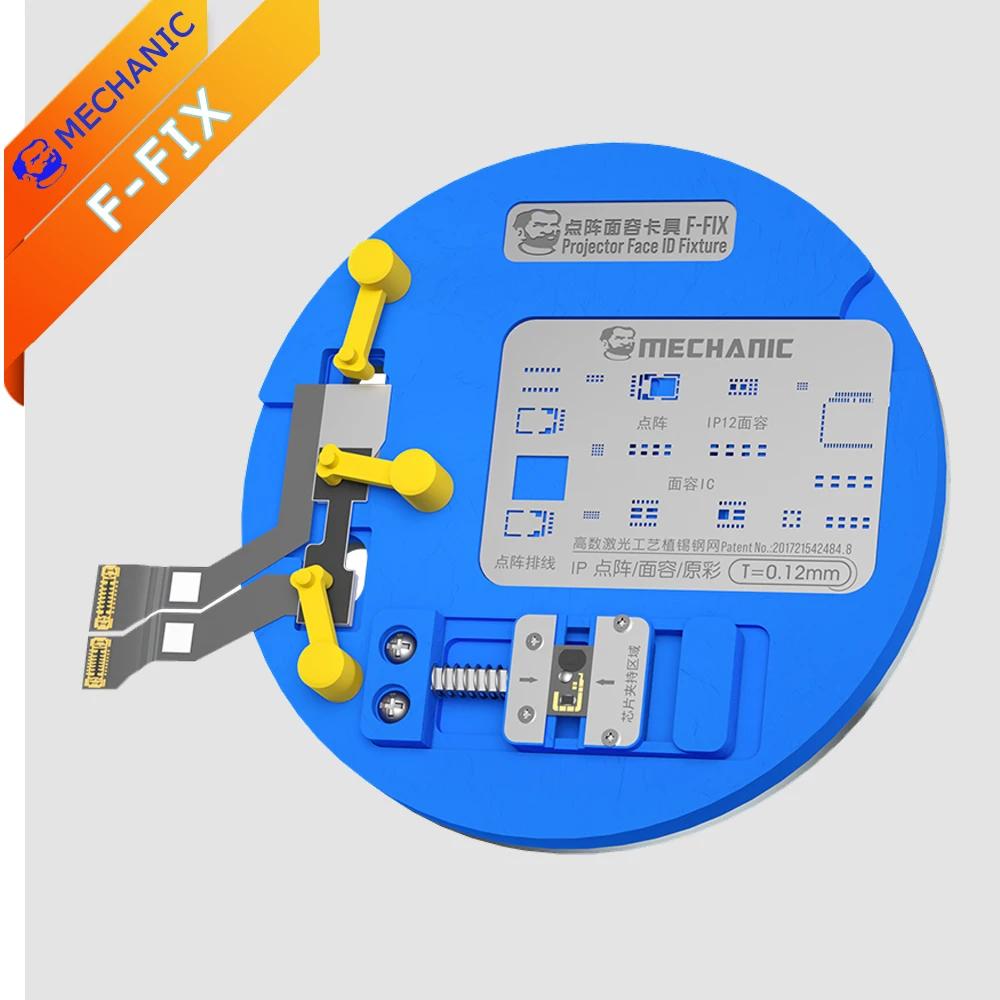 Proiettore Face Id Fixture Mechanic F-Fix Tin Planting Sgomming Morsetto Fisso Per Ip X Xs 11 12 13 Mini Pro Max Repair Repair Base