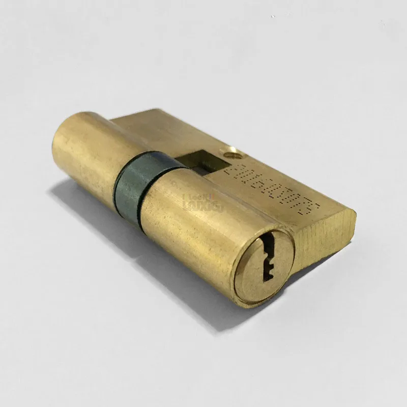 Door Lock 60-110MM Cylinder Hardware Skew Lock AB Cylinder Key Elongated Core Anti-theft Brass