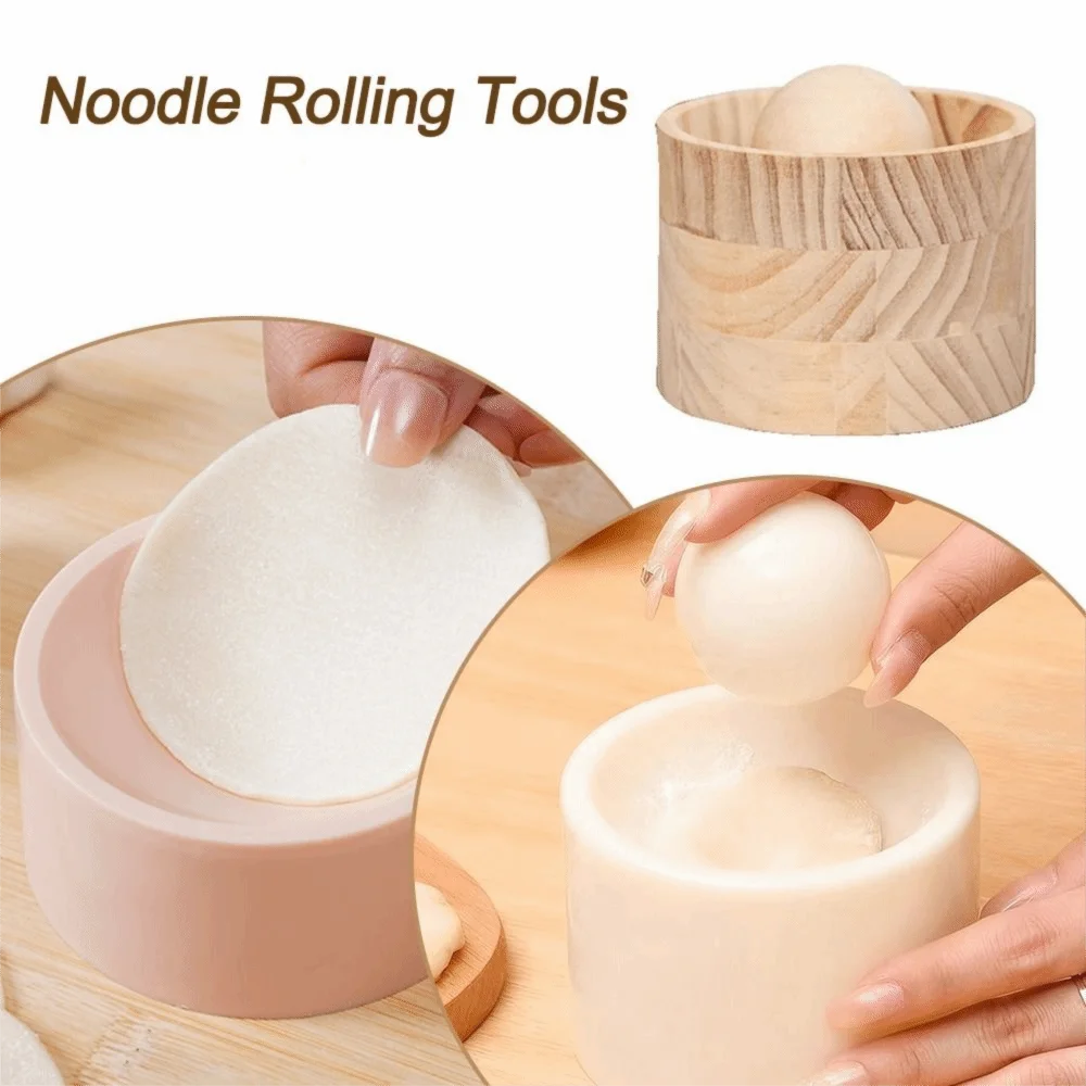 Pastry Tool Dumpling Maker Reusable Round Shaped Dumpling Wrapper Skin Making Mold DIY Non-Stick Surface