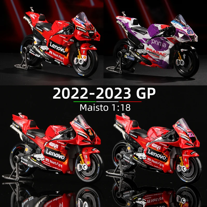 Maisto 1:18 2025 GP Ducati Lenovo Team Motorcycle Racing Model 1