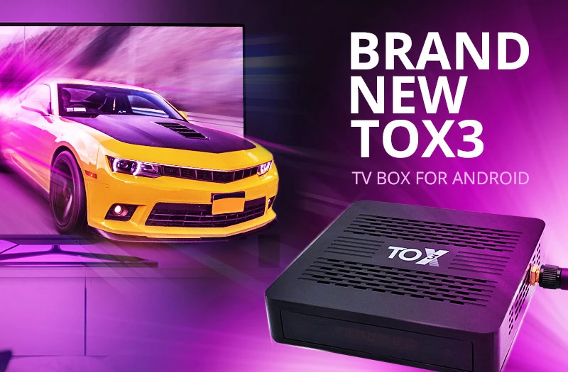 TOX3 Smart TV Box Android 11.0 4GB 32GB Amlogic S905X4 4K Media Player Wifi 1000