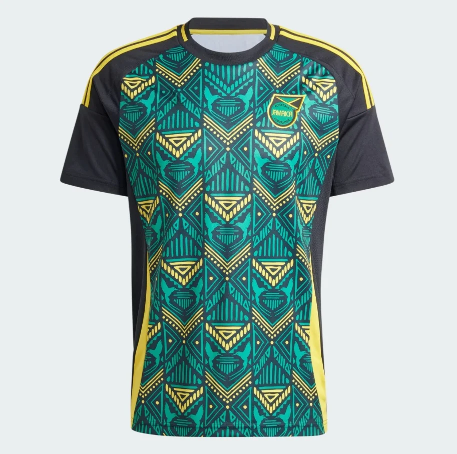 Heiße Angebote: Jamaika 3D-gedrucktes Fußballtrikot für Herren, Sommer-Sport-Outdoor-T-Shirt, atmungsaktiv, schnelltrocknend, Streetwear-Kleidung