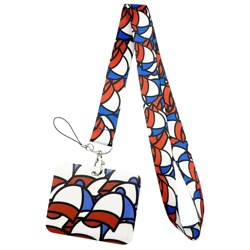 Alphabet Letter Flower Keychain Lanyard - Stylish Key Neck Strap for Cards, Badges & Decorations