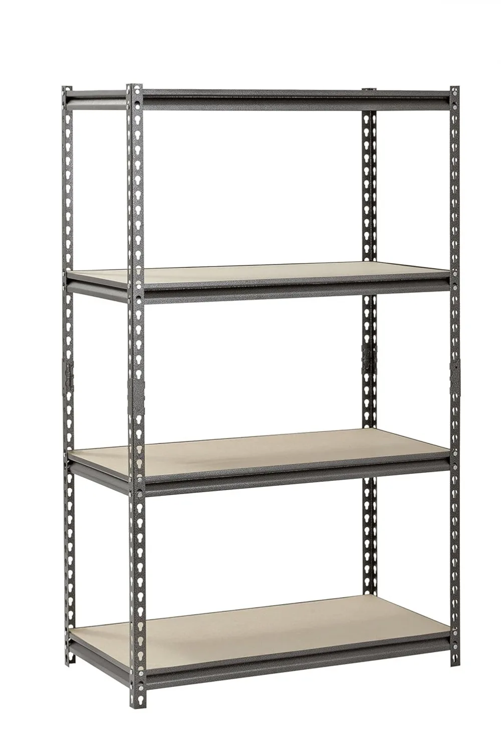 

Muscle Rack UR361860PB4P-SV Silver Vein Steel Storage Rack, 4 Adjustable Shelves, 3200 lb. Capacity