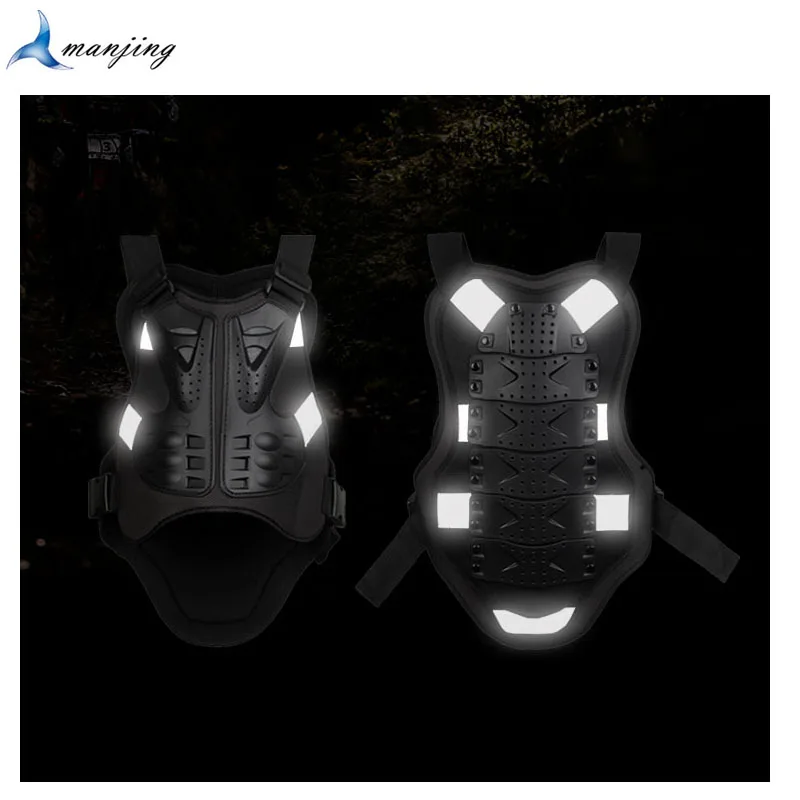 Adults Motorcycle Body Armor Chest Spine Protector Vest Motocross Skiing Skating Snowboarding Equipment ATV Motobike Riding Vest motocross body armor