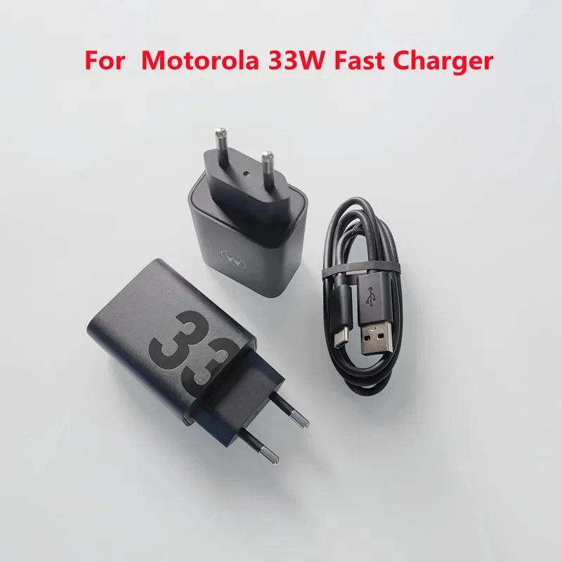 33W Fast Charger for Motorola Edge S30 S Pro G G9 G8 G7 Plus Z3