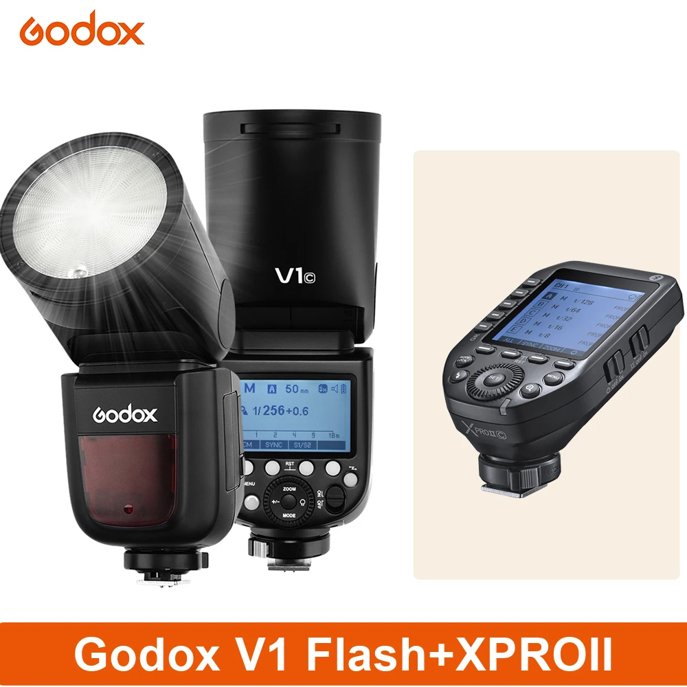 Godox V1-S  Flash Speedlite TTL para Sony con Batería de Litio