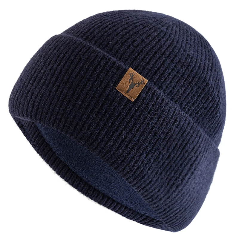HASAGEI Bonnet Chaud, En Polaire, Tricoté, Pour Homme Et Femme, Pour Sports De Plein Air, Bleu, Taille Unique