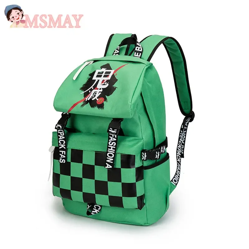 

Anime Demon Slayer Kimetu Agatsuma Zenitsu Agatsuma Zenitsu Kamado Tanjirou Cosplay Bag School Student Bag かまど たんじろう