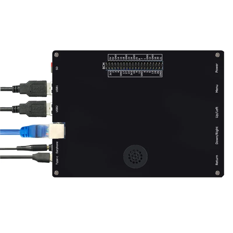 Raspberry Pi Zero 2W  7 ġ LCD DIY º ǻ ġ ũ ÷, RJ45 USB 