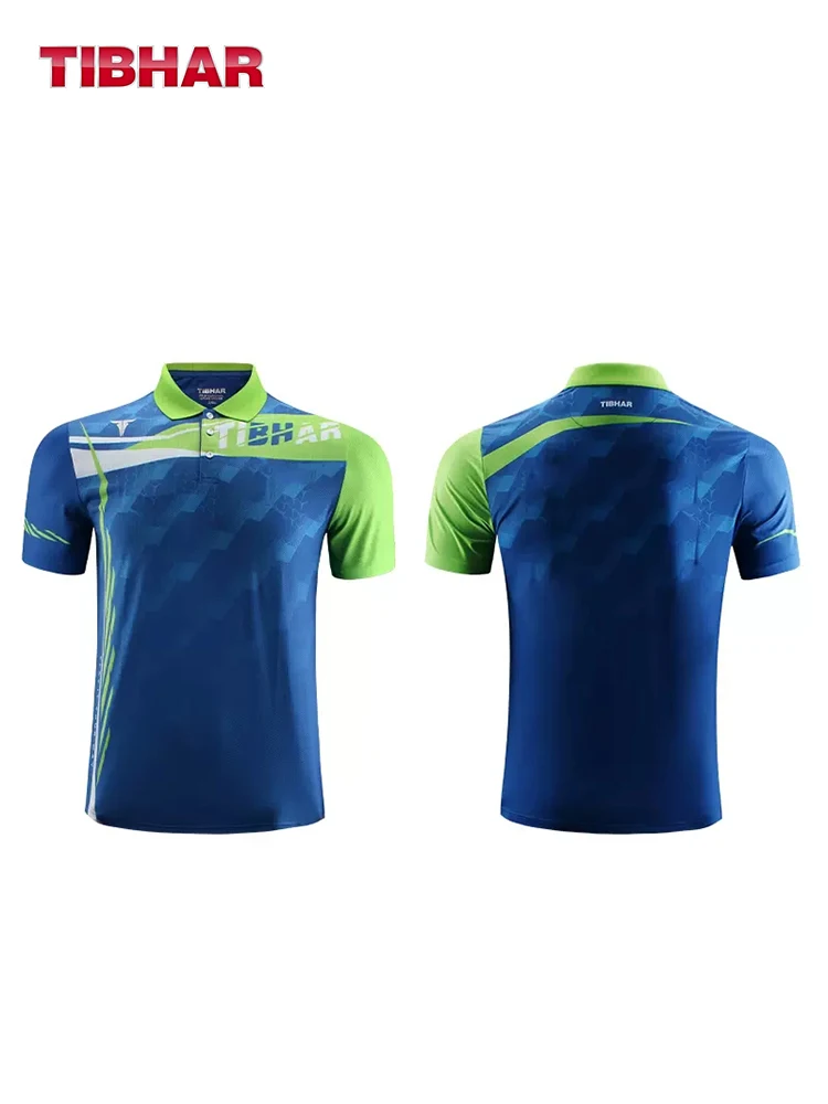 Sport T Shirt Tibhar 02303 Men Women Table Tennis T-shirt Short Sleeve Shirts Clothes Sportswear Top Ping Pong T Shirt
