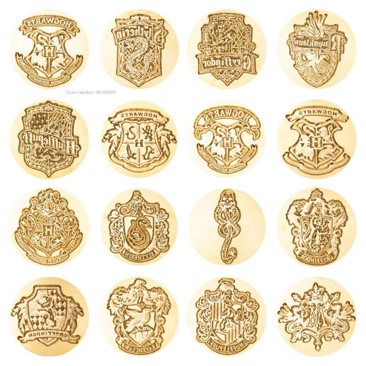 30mm Sealing Wax Stamp Magic Owl Post Blessing School Badge Dense Stamp Ancient Craft Wax Seal Decor Wedding Post Gifts wax seal stamp