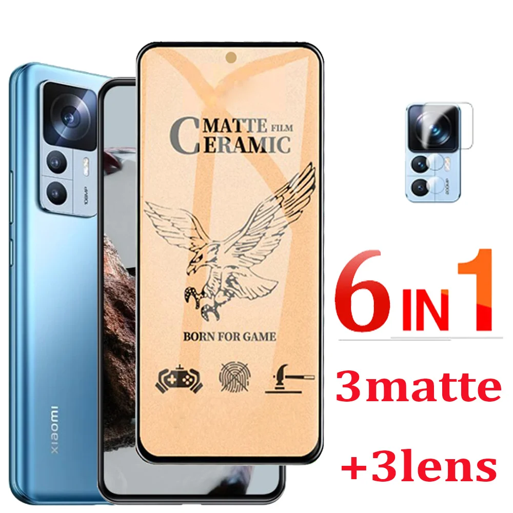 Pellicola Opaca In Ceramica Xiaomi 12T Pellicola Frontale Per Telefono Xiaomi Mi 12 11 T Pro Global Protezione Per Lenti Mi 11T Soft Frosted Glass Xia