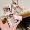 Judydoll Eyeshadow Palette Mini Makeup Comprehensive Travel Palette Eyeshadow Highlight Blush Contouring 6