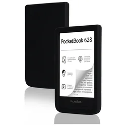 Slim Soft Silicone Shockproof Protective eBook Case - 7 - PocketBook 617 (Black)