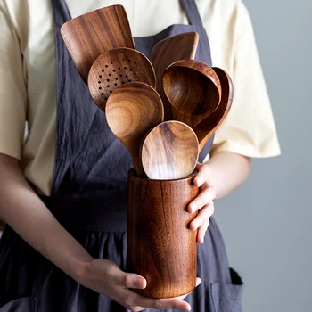 Wooden Cooking Utensil Set 1
