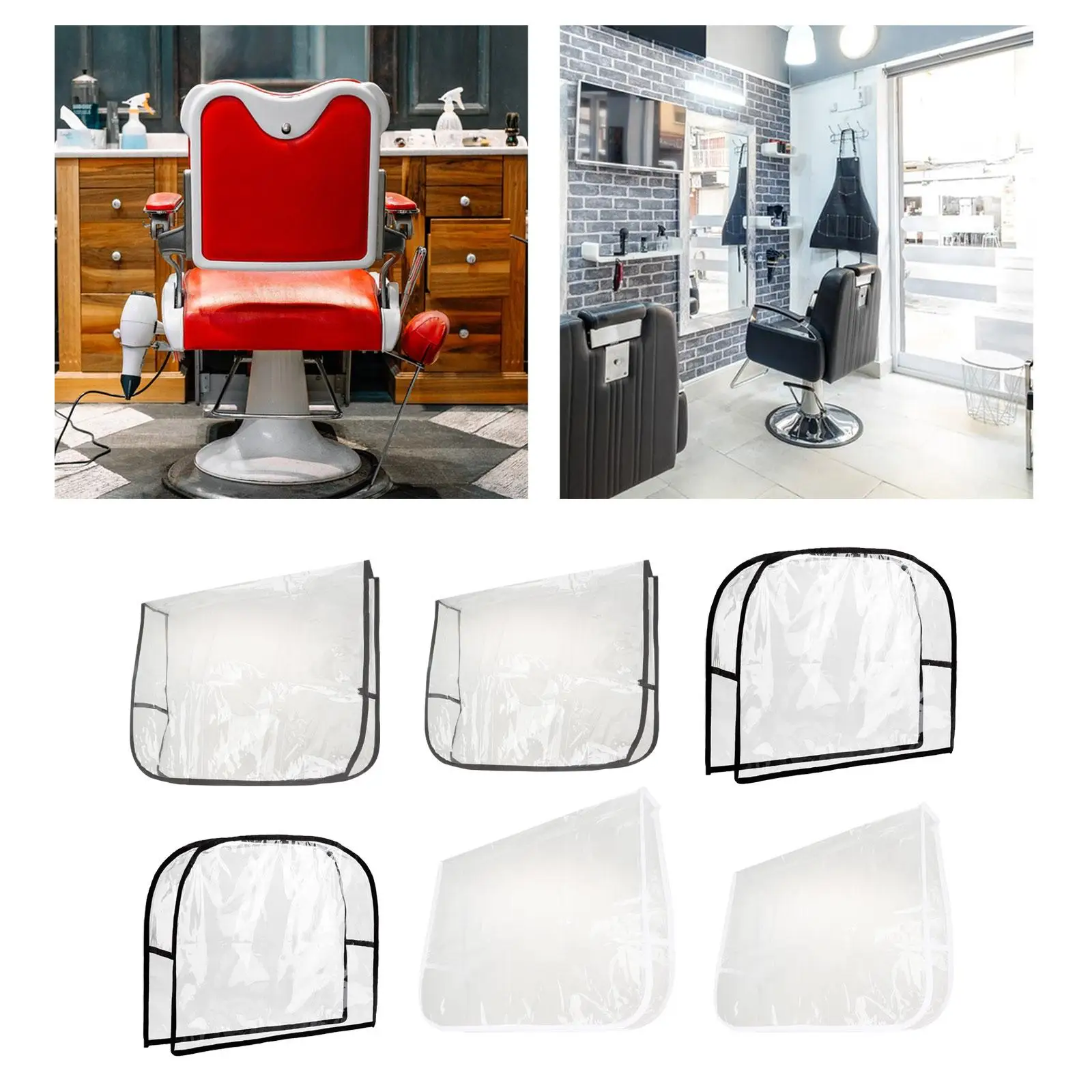 Chair Back Cover Styling Chair for Beauty Center Barbershop Hairdressing