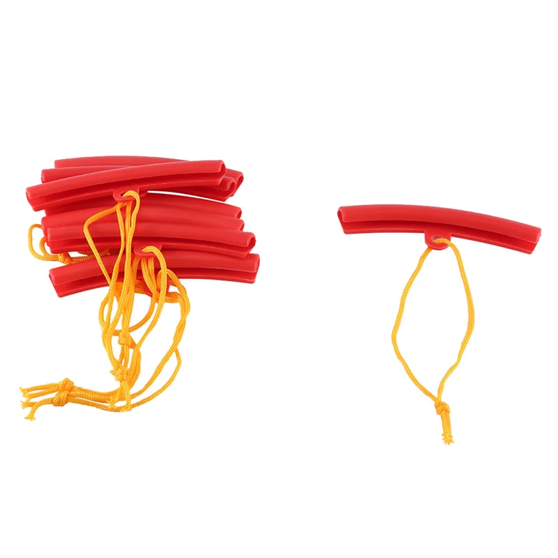 8 Pcs Steel Ring Protective Cover Car Motorcycle Wheel Guard Rim Protectors Tire Rim Edge Cover Red