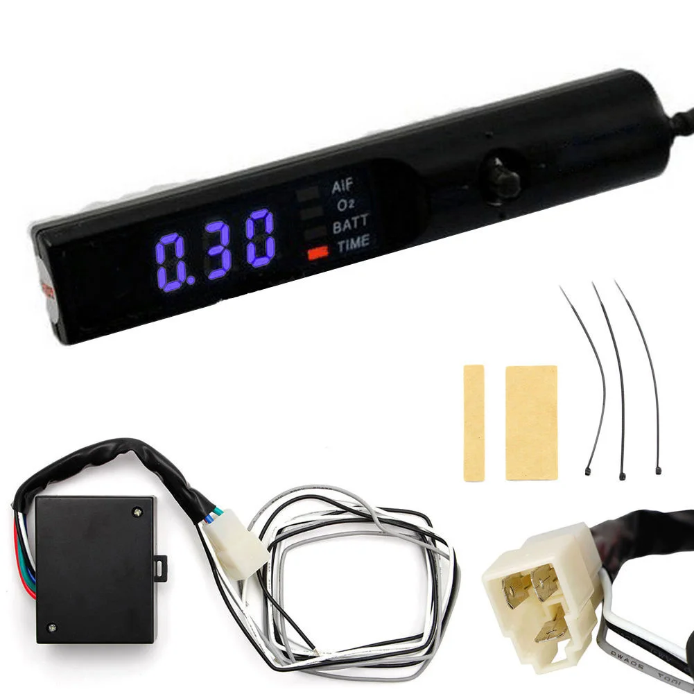 Timer Turbo Automatico Universale Per Na & Turbo Black Pen Control Blue Led Unit 12V Accessori Per Veicoli