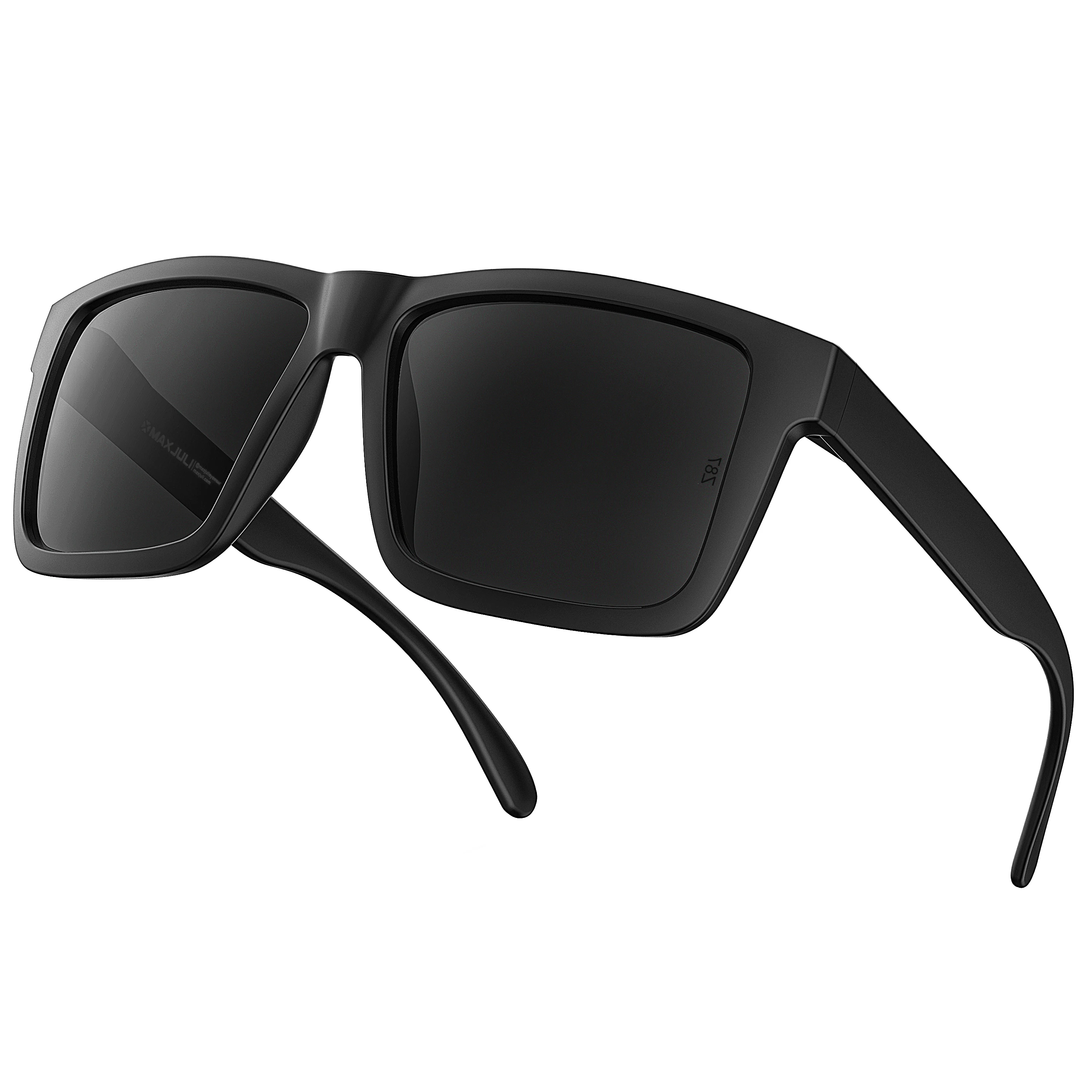 UV Protection Glasses MAXJULI Big Heads Sunglasses Men TR90 Ultralight UV400 Protection Glasses 8228
