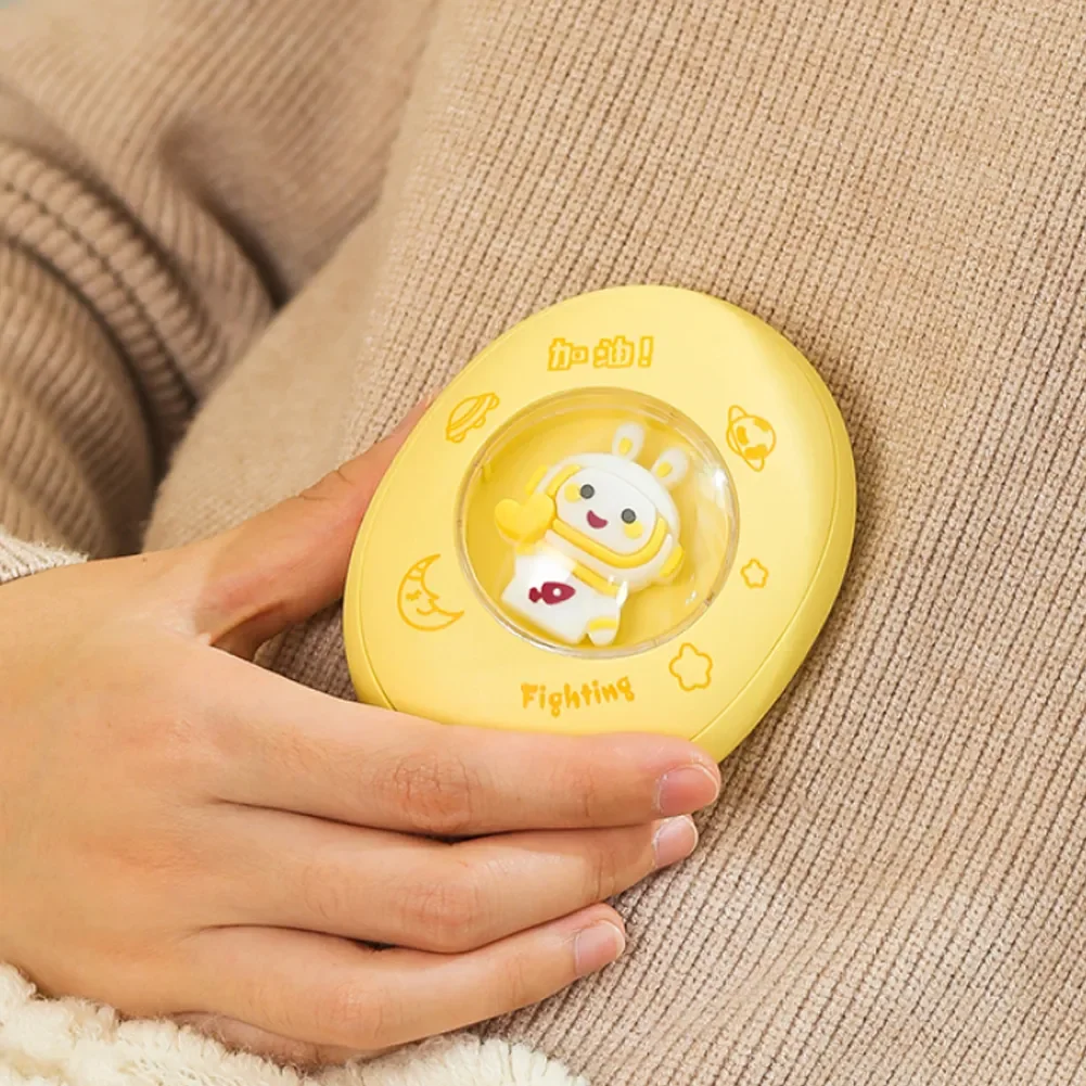 1200mAh Cartoon Hand Warmer Mini Portable USB Rechargeable Hand Warmer 3 Level Heating Night Light With String Winter portable hand warmer