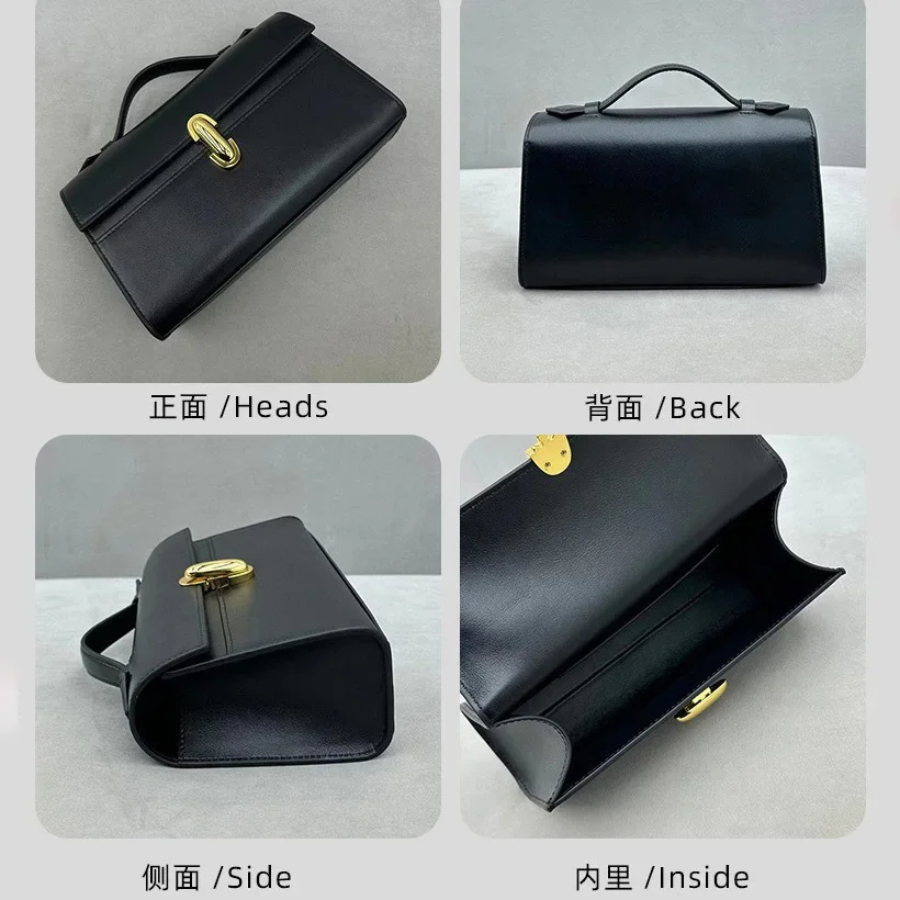 Canvas Tote Bag SAVETTE Symmetry Pochette Leather Tote Bag Women Top Handle Bags Genuine Leather Suede Solid Color Simple Handbag Square Bag