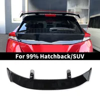 Hatchback SUV Cars Rear Roof Trunk Lid Spoiler Wings 130CM Universal Fit Mostly Vehicle ABS Black Carbon White Accessories Parts 1