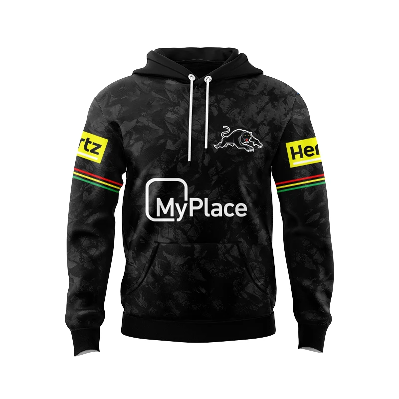 Rugby Jersey Hoodie Men Penrith Panthers